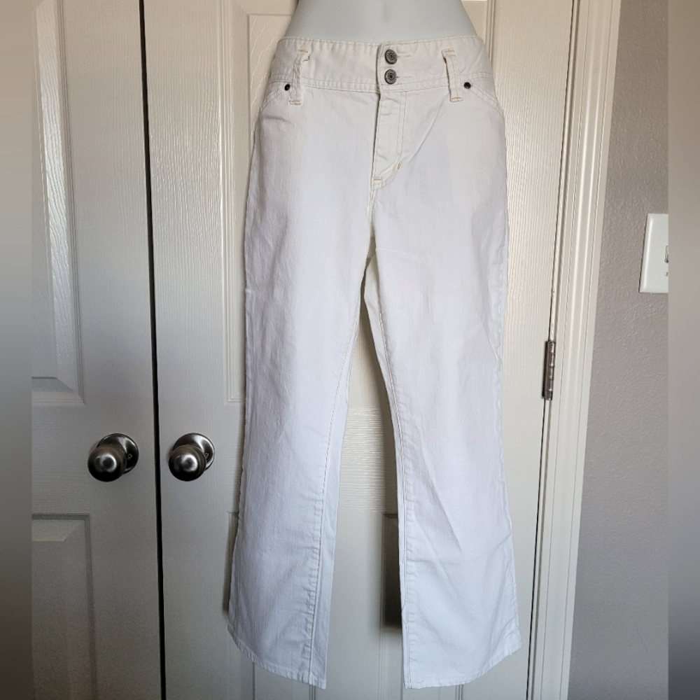 Gap Low Rise Cropped Stretch Jeans - Sz 10R, Creamy White, NWOT